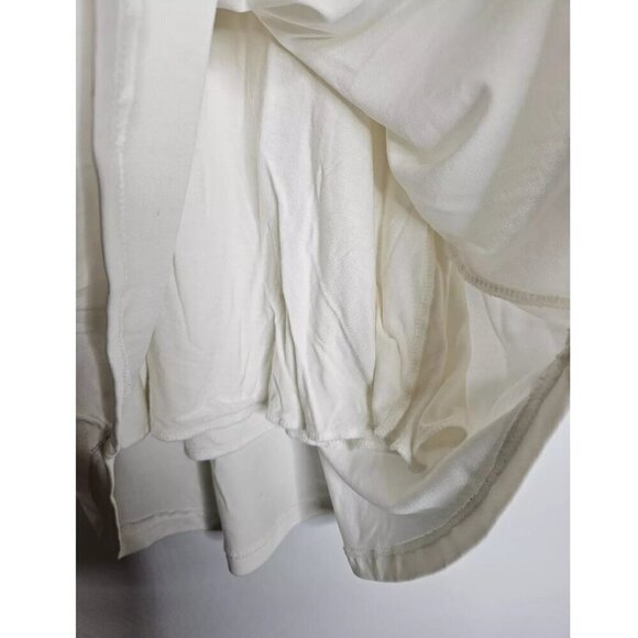 Mikey & Joey Flowy Swing Double Layer Tank Top White Women's Small - Picture 2 of 7